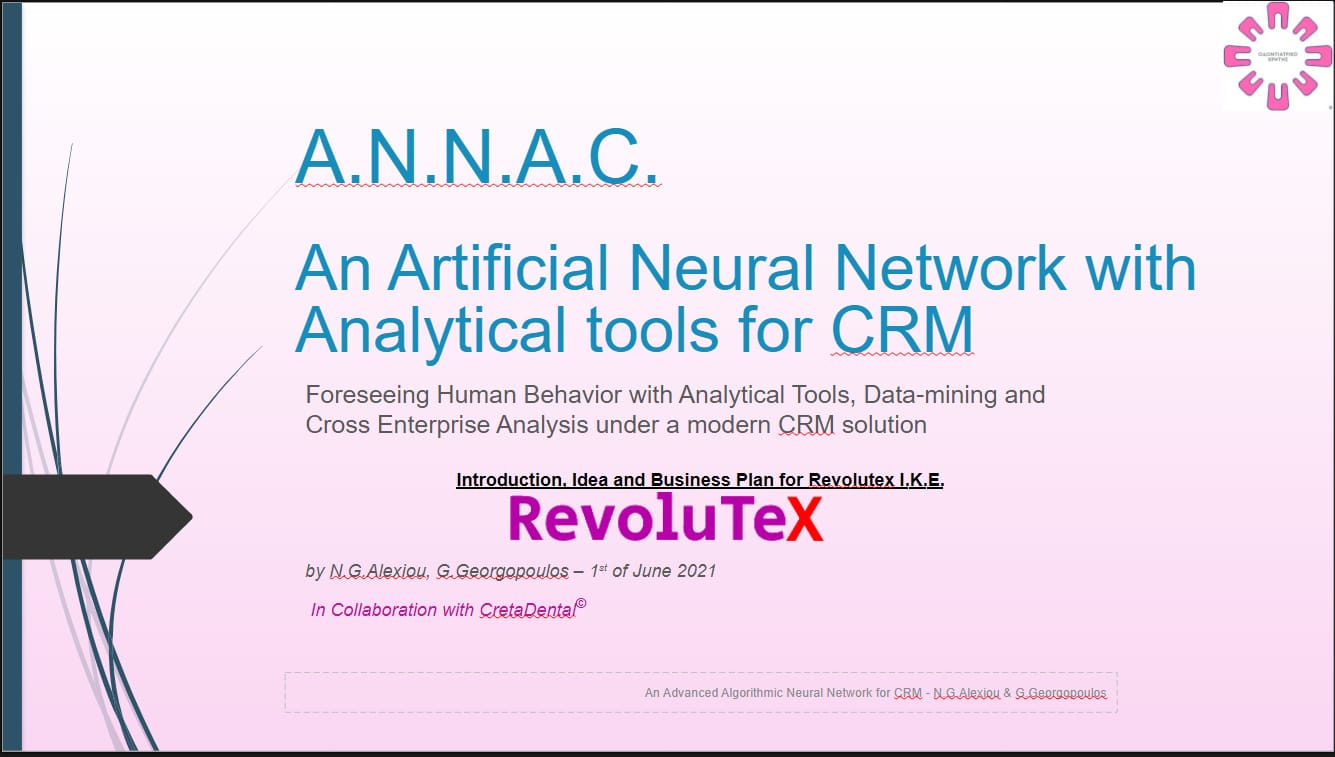 ANNAC AI and CRM presentation cover